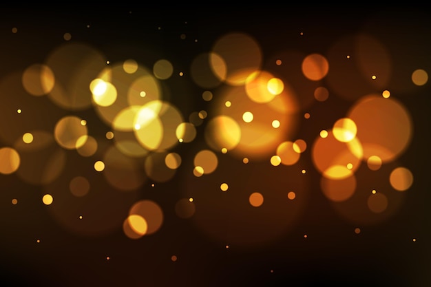 Vector realistic bokeh background