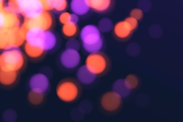 Vector realistic bokeh background