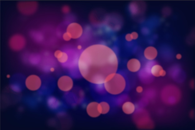 Vector realistic bokeh background