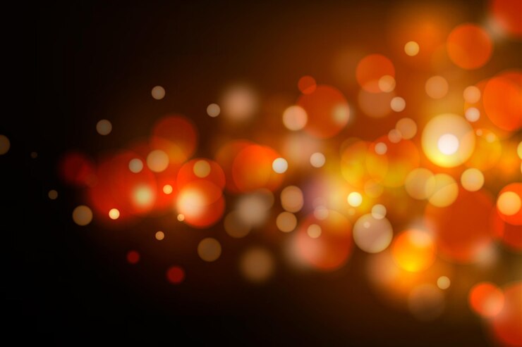 Vector realistic bokeh background