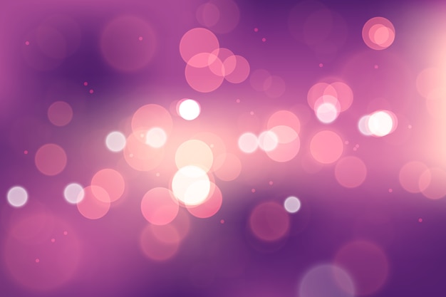 Vector realistic bokeh background