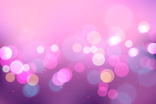 Vector realistic bokeh background