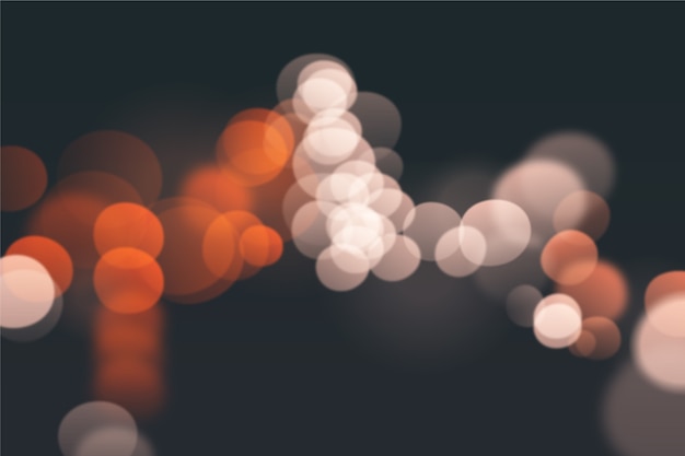 Vector realistic bokeh background