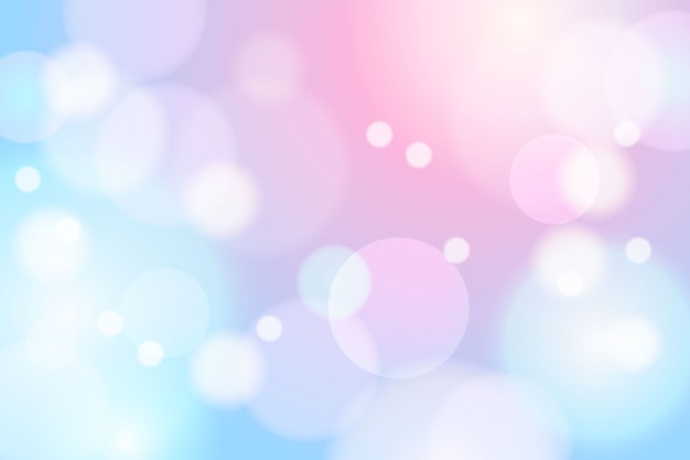 Vector realistic bokeh background