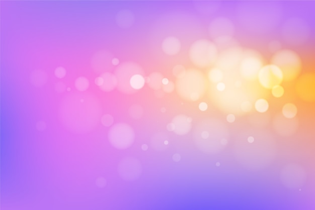 Vector realistic bokeh background