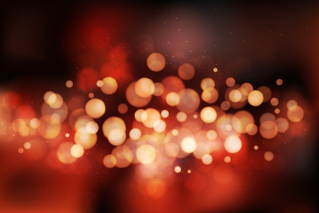 Vector realistic bokeh background