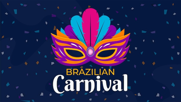 realistic brazilian carnival illustration
