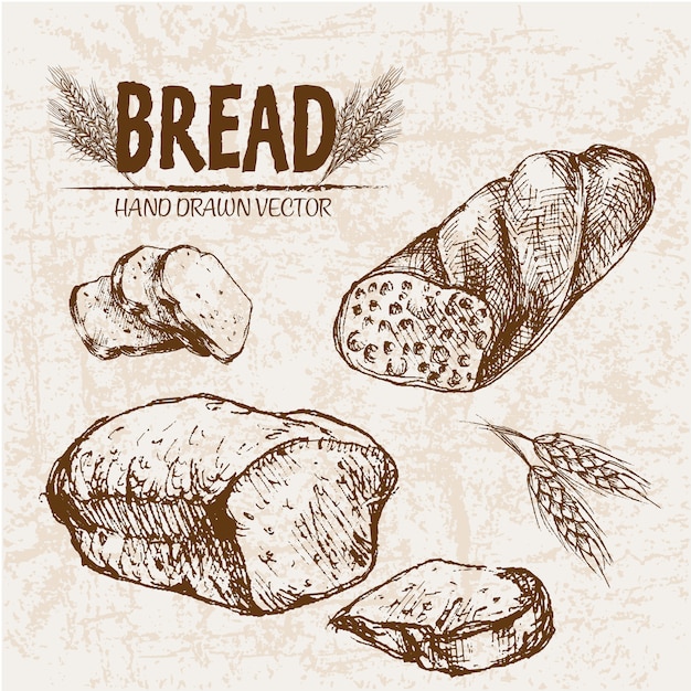 Realistic bread design