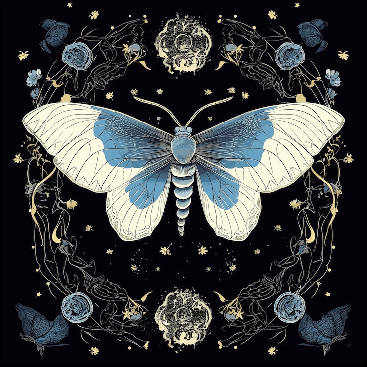 Vector realistic bright butterfly