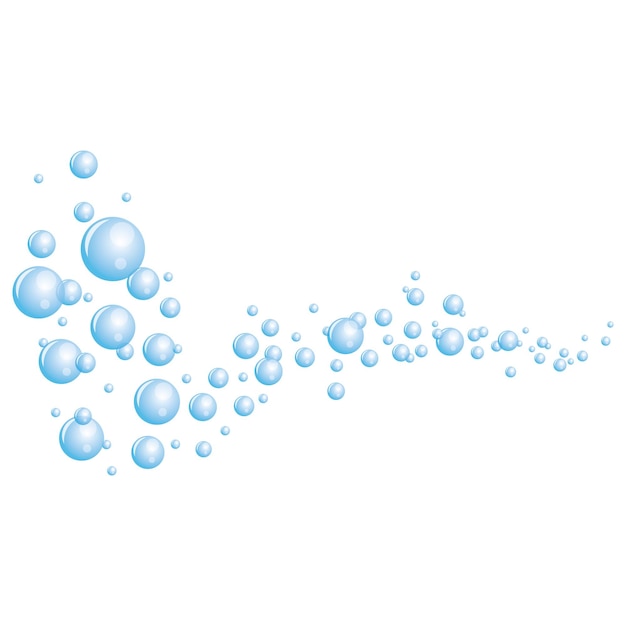 Vector realistic bubble