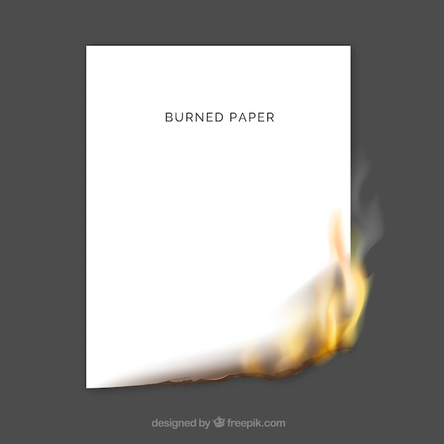 Realistic burned paper texture