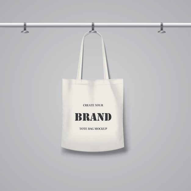 Realistic Canvas Tote bag