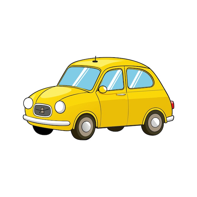 realistic car vehicle vector illustration concept