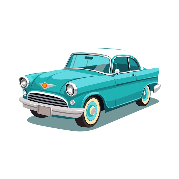 リアルな車両ベクトルイラストコンセプト