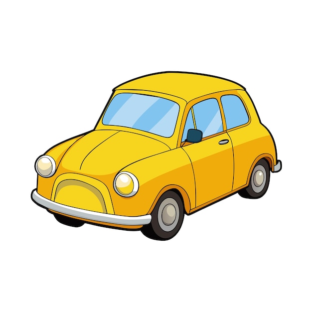realistic car vehicle vector illustration concept