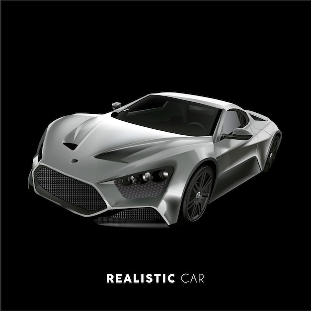 realistic car