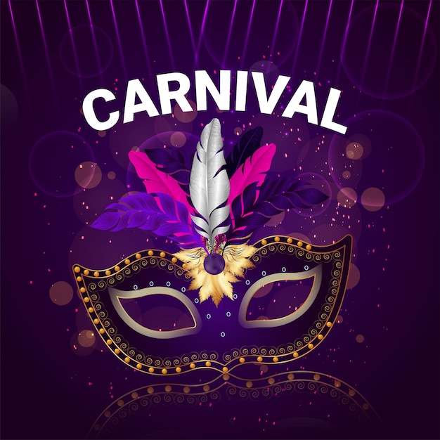 realistic carnival mask