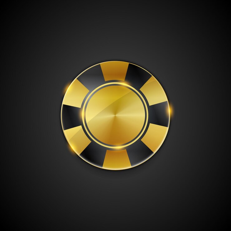Vector realistic casino poker chip