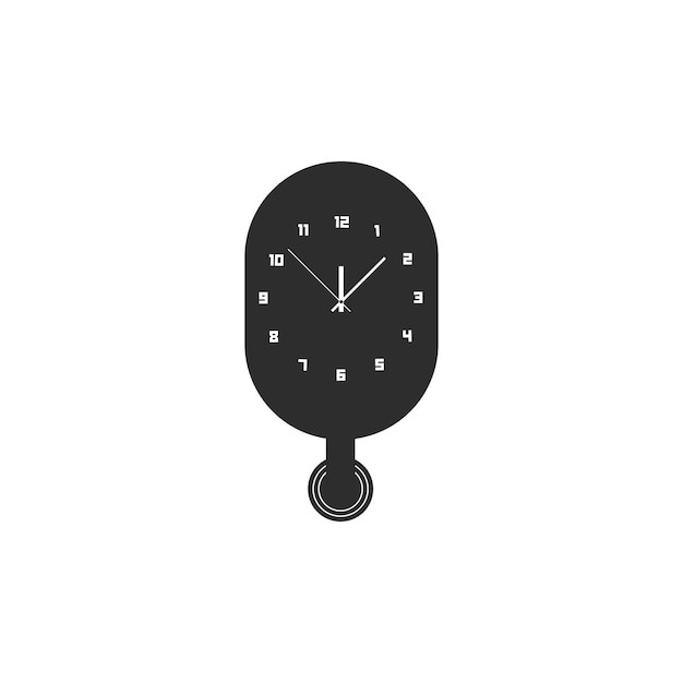 realistic circle shaped analog clock