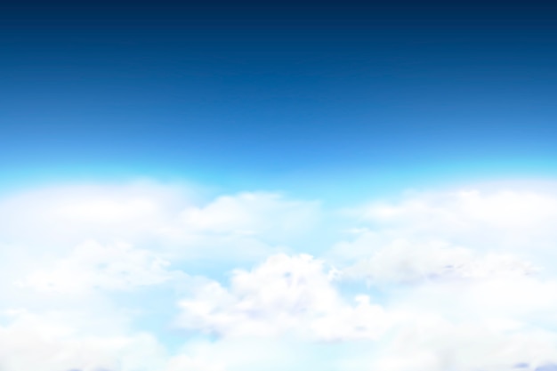 Realistic clouds background