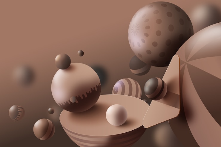 Vector realistic color of the year illustration