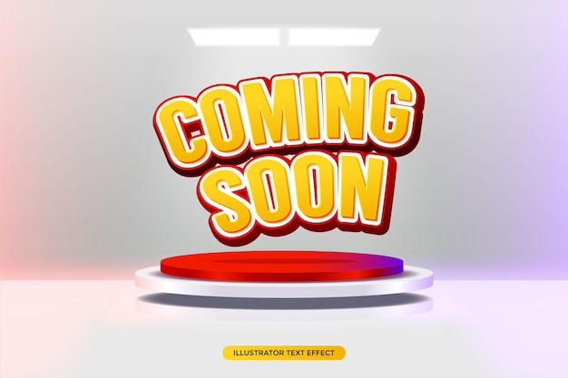 Realistic coming soon background