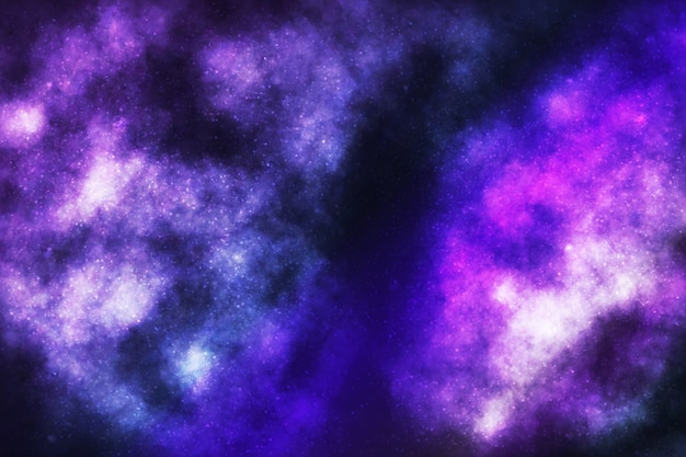 ベクトル 現実的な宇宙銀河の背景。宇宙、星雲、宇宙の概念。