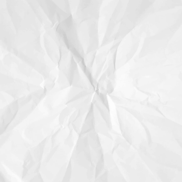 Vector realistic crumpled paper texture background