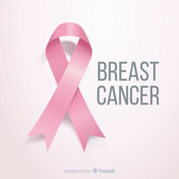 Realistic design breast cancer awareness