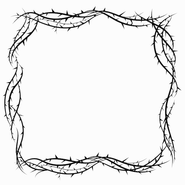 Realistic design crown of thorns