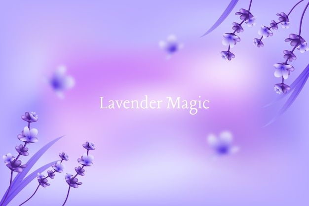 Realistic digital lavender background