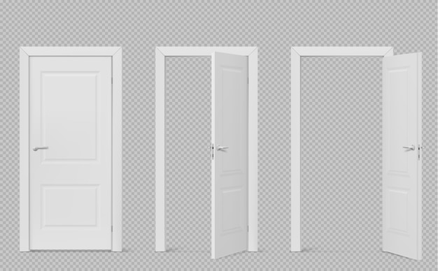 Realistic door collection