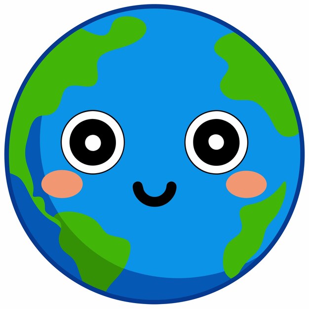 Vector realistic earth illustration highquality printable planetary design