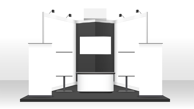 Реалистичный выставочный стенд