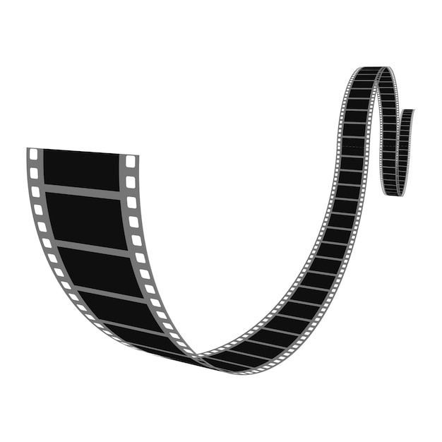 Vector realistic filmstrip