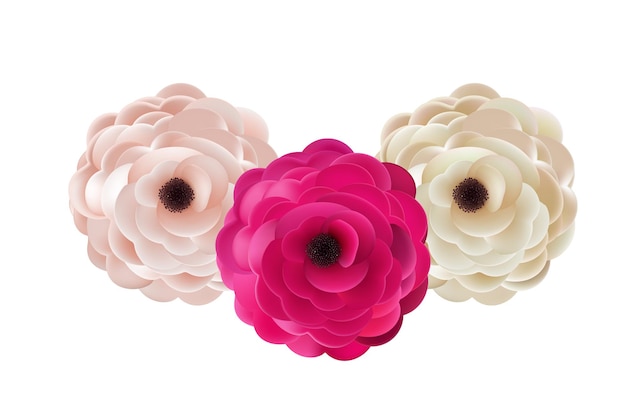 realistic flower.