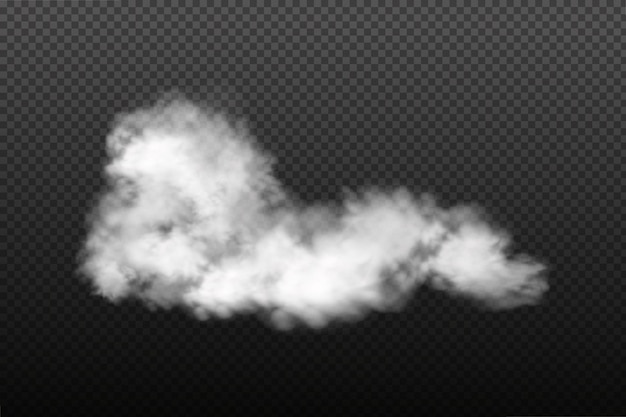 Vector realistic fog smoke or smog