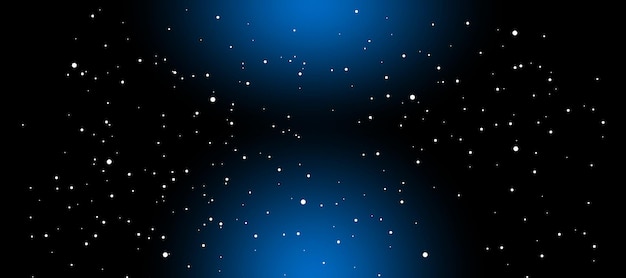 Vector realistic galaxy background with clouds and stars