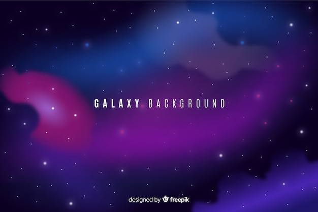 Vector realistic galaxy background