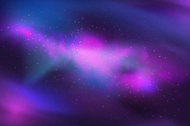 Vettore sfondo galassia realistico