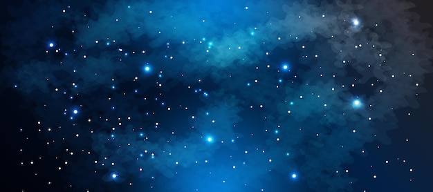 Realistic galaxy background