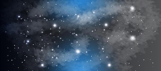 Realistic galaxy background