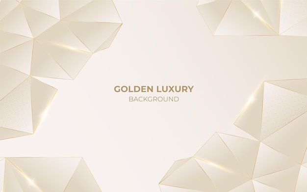 Realistic geometric luxury background