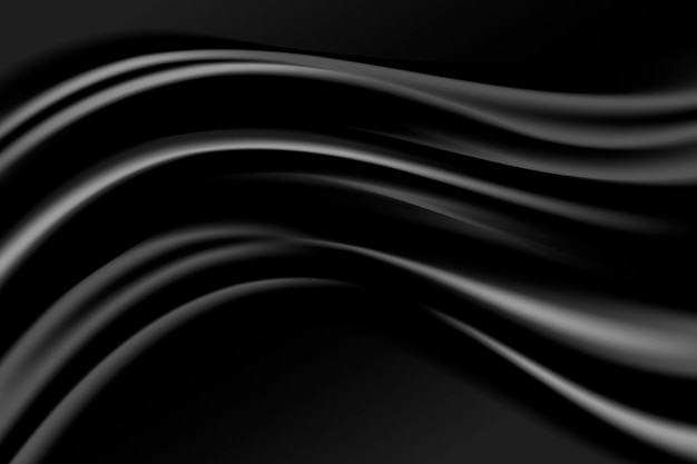 Vector realistic glossy black background