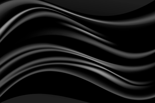 Vector realistic glossy black background