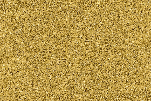 Vettore realistico effetto particelle glitter oro - coriandoli lucidi isolati e texture scintillante glitterata. la polvere di stelle scintilla sullo sfondo di esplosione.