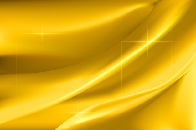 Vector realistic gold silk background