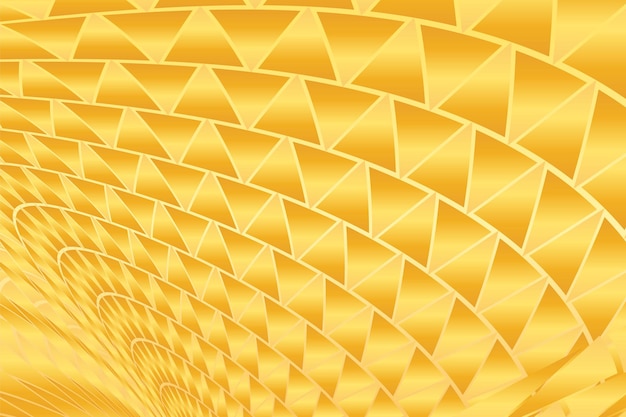 Realistic golden luxury geometric background