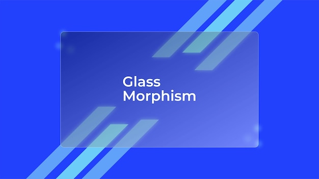 Realistic gradient glassmorphism background