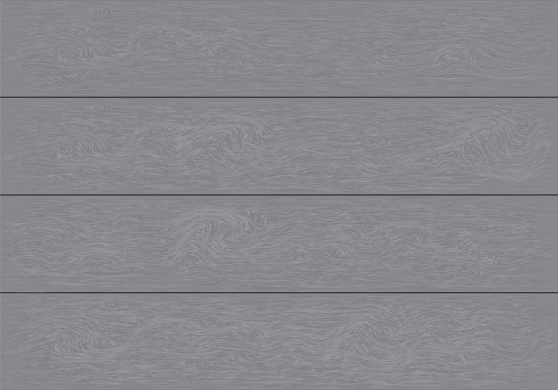 Vector realistic grey wood plank pattern background.